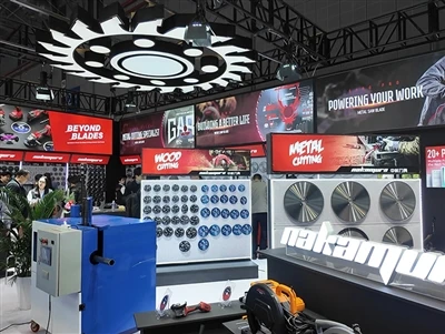 Lâminas de serra Nakamura apresentadas na China International Hardware Show 2026